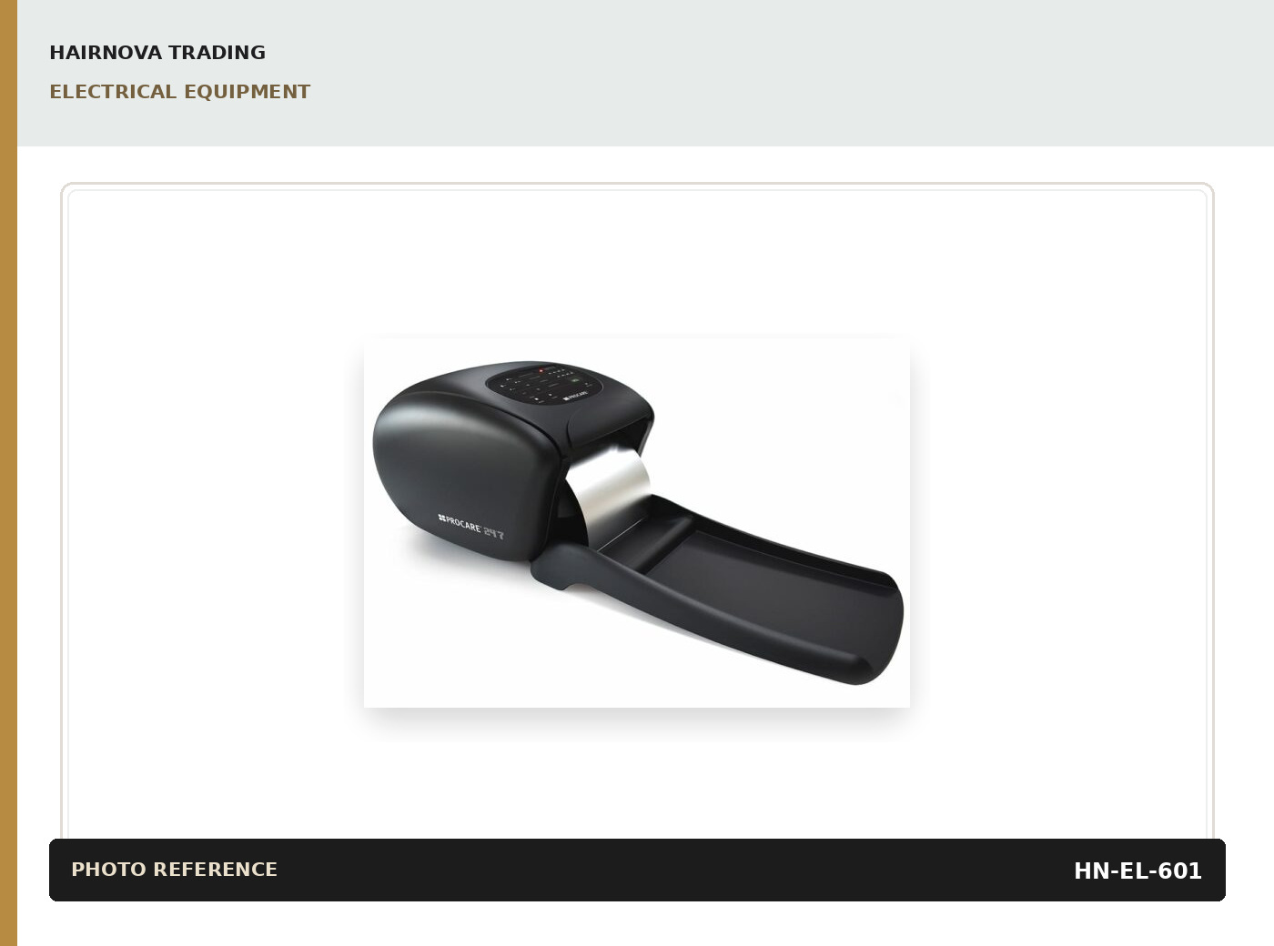 Electric Foil Machine catalogue product image