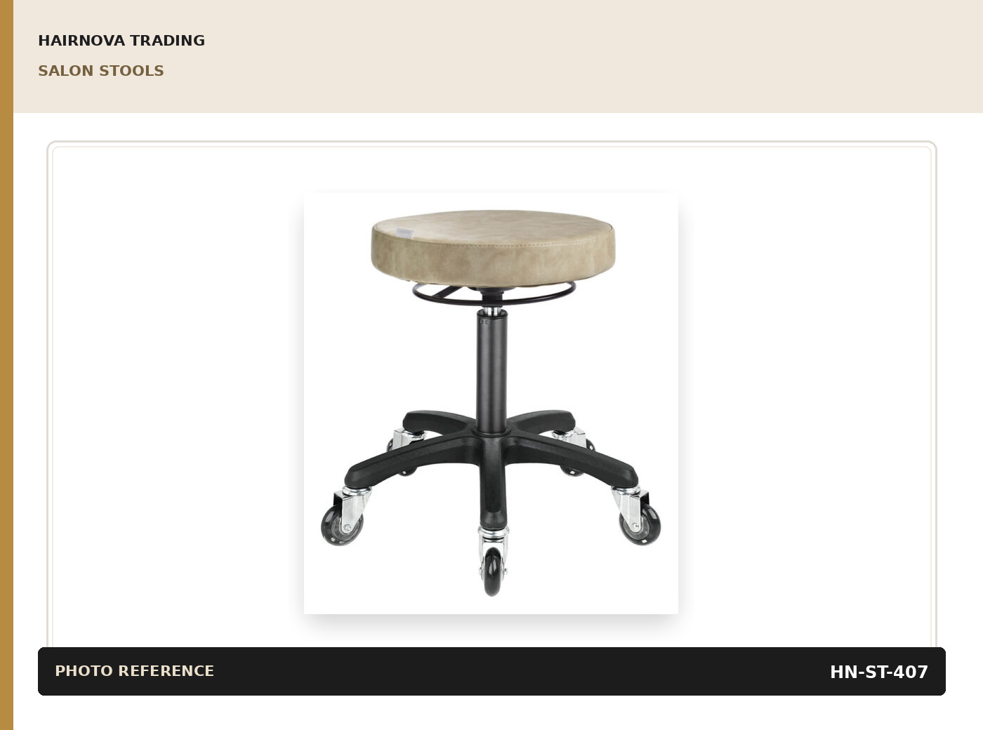 Sand Salon Stool catalogue product image