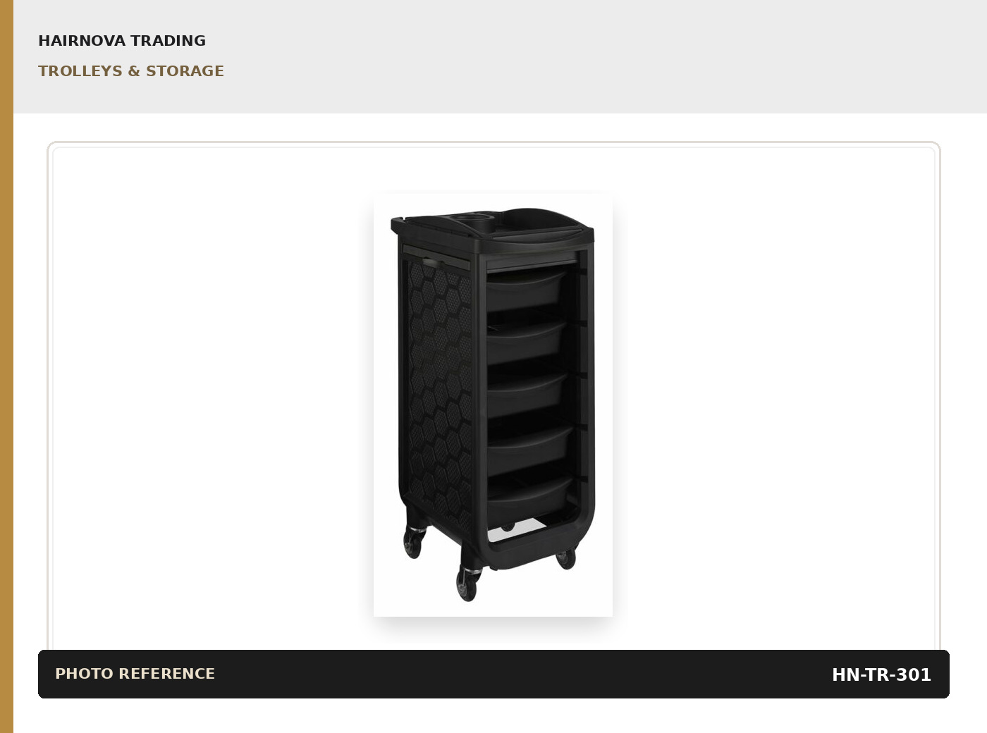 Five-Tier Salon Trolley catalogue product image