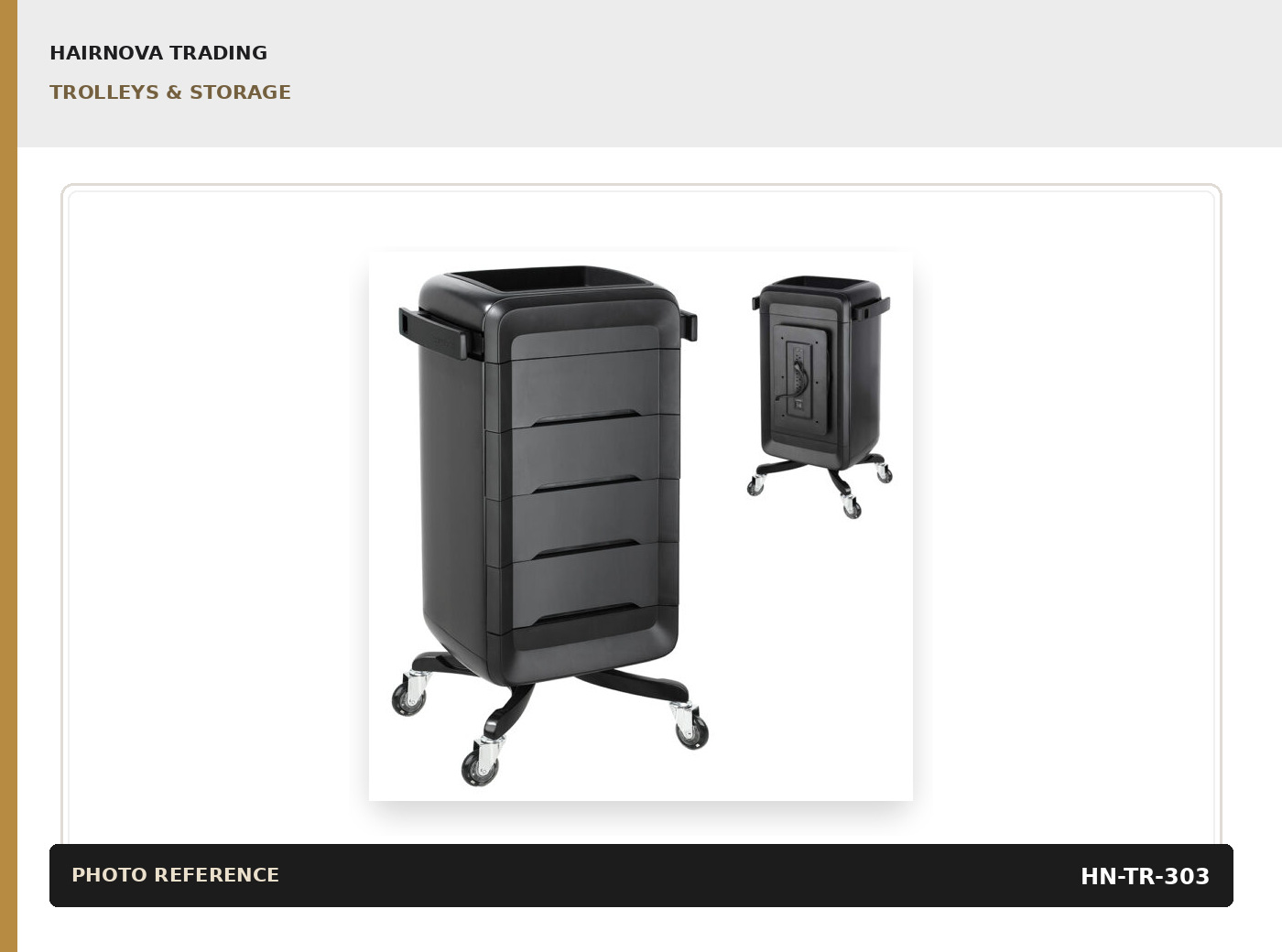 Salon Utility Cart catalogue product image